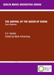 The Arrival of the Queen of Sheba Orchestra sheet music cover
